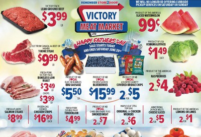 Victory Meat Market Flyer June 16 to 20