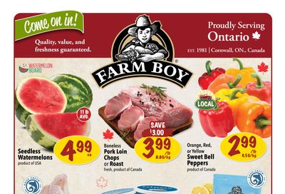 Farm Boy Flyer June 5 to 11