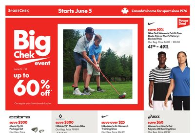 Sport Chek Flyer June 5 to 18