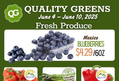 Quality Greens Flyer June 4 to 10