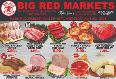 Big Red Markets Flyer June 5 to 11 Big Red Markets Flyer June 5 to 11
