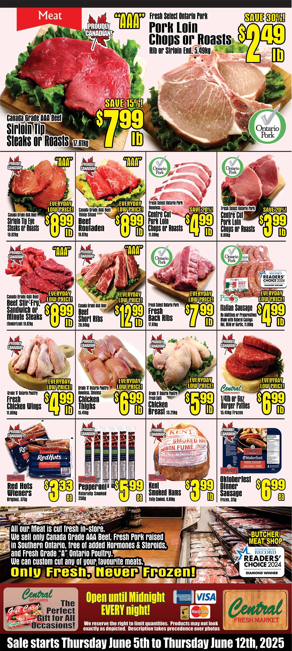 Central Fresh Market Flyer June 5 to 12