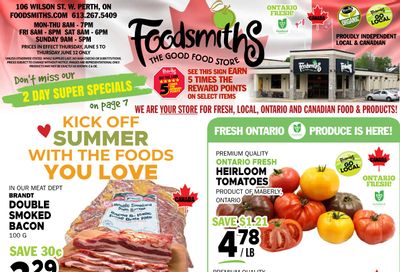 Foodsmiths Flyer June 5 to 12