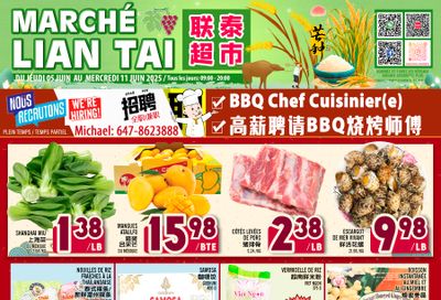 Marche Lian Tai Flyer June 5 to 11