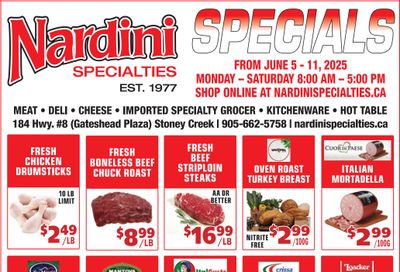 Nardini Specialties Flyer June 5 to 11