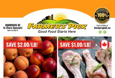 Farmer's Pick Flyer June 5 to 11
