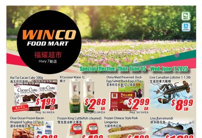 WinCo Food Mart (HWY 7) Flyer June 5 to 11 WinCo Food Mart (HWY 7) Flyer June 5 to 11
