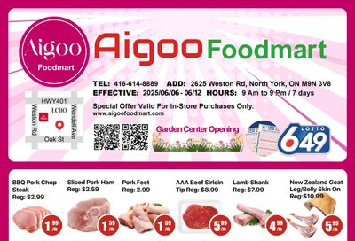 Aigoo Foodmart Flyer June 6 to 12