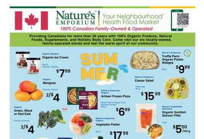 Nature's Emporium Bi-Weekly Flyer June 5 to 18 Nature's Emporium Bi-Weekly Flyer June 5 to 18
