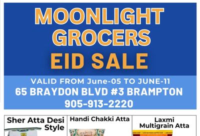Moonlight Grocers Flyer June 5 to 11