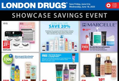 London Drugs Showcase Savings Event Flyer June 6 to 18