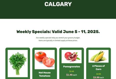 H&W Produce Flyer June 5 to 11