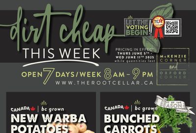 The Root Cellar Flyer June 5 to 11