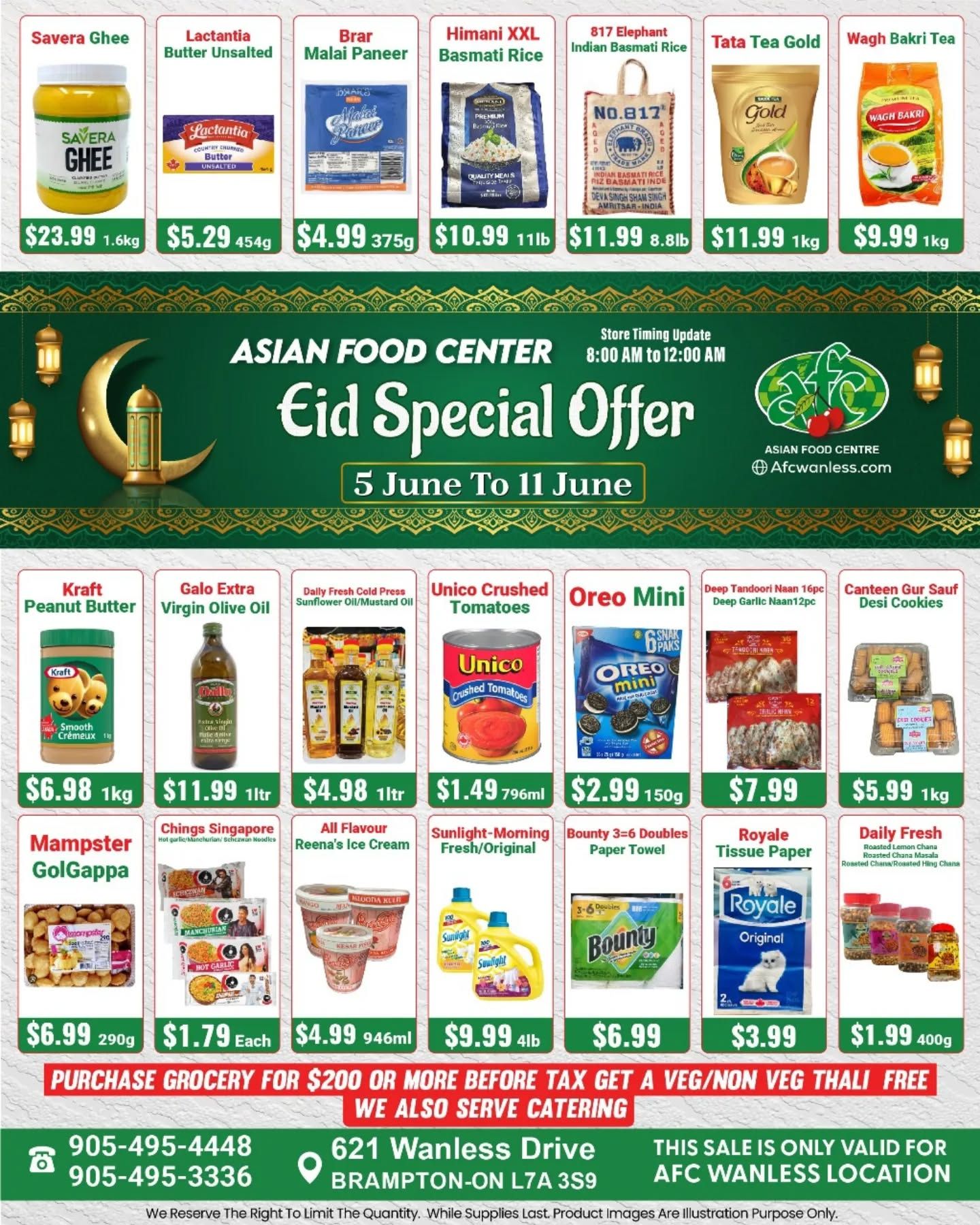 Asian Food Centre (Wanless Dr.) Flyer June 5 to 11
