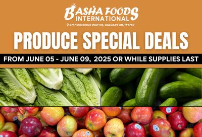 Basha Foods International Produce Deals Flyer June 5 to 9