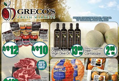 Greco's Fresh Market Flyer June 6 to 19 Greco's Fresh Market Flyer June 6 to 19