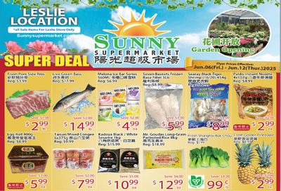Sunny Supermarket (Leslie) Flyer June 6 to 12