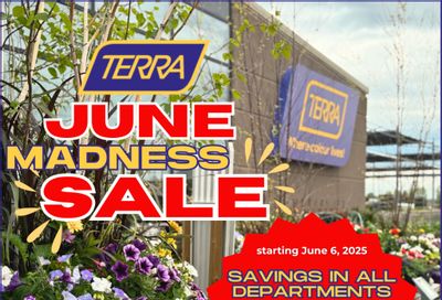 Terra Greenhouses Flyer June 6 to 30