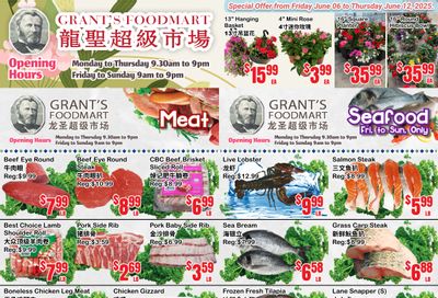 Grant's Food Mart Flyer June 6 to 12