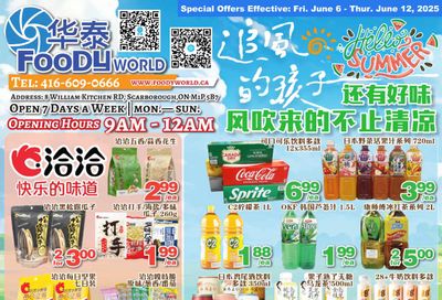 Foody World Flyer June 6 to 12