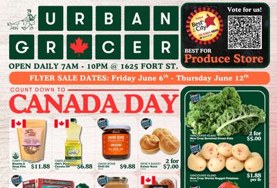 Urban Grocer Flyer June 6 to 12