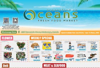 Oceans Fresh Food Market (Mississauga) Flyer June 6 to 12
