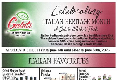 Galati Market Fresh Flyer June 6 to 19 Galati Market Fresh Flyer June 6 to 19