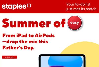 Staples Flyer June 6 to 12