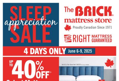 The Brick Mattress Store Flyer June 6 to 18 The Brick Mattress Store Flyer June 6 to 18