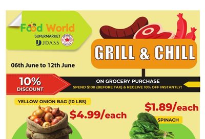 Food World Supermarket Flyer June 6 to 12