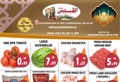 Al-Quds Supermarket Flyer June 6 to 12