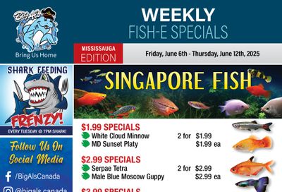 Big Al's (Mississauga) Weekly Specials June 6 to 12