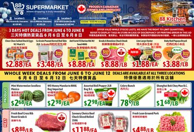 88 Supermarket Flyer June 6 to 12 88 Supermarket Flyer June 6 to 12