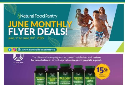 Natural Food Pantry Flyer June 1 to 30 Natural Food Pantry Flyer June 1 to 30