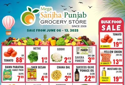 Sanjha Punjab Grocery Store Flyer June 6 to 12