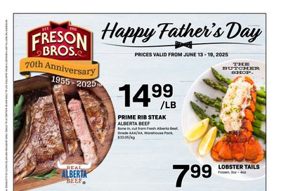 Freson Bros. Flyer June 13 to 19 Freson Bros. Flyer June 13 to 19