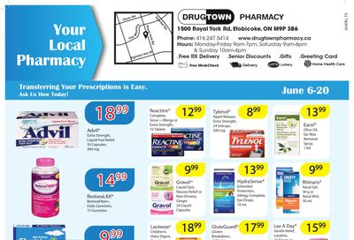 Drug Town Pharmacy Flyer June 6 to 20
