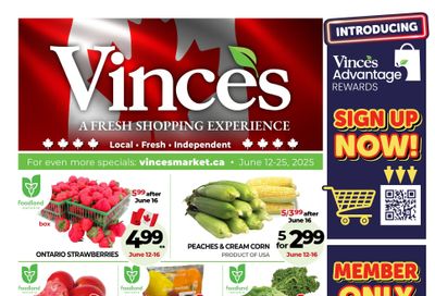 Vince's Market Flyer June 12 to 25 Vince's Market Flyer June 12 to 25