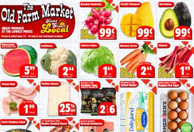 The Old Farm Market (Courtenay) Flyer June 12 to 18 The Old Farm Market (Courtenay) Flyer June 12 to 18