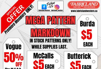 Fabricland (Kitchener, St. Catharines, Welland) Flyer June 12 to 15 Fabricland (Kitchener, St. Catharines, Welland) Flyer June 12 to 15