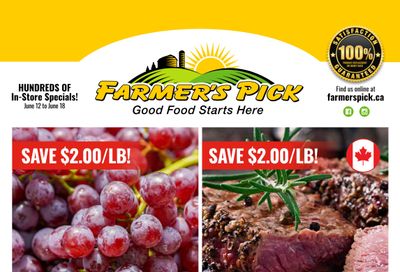 Farmer's Pick Flyer June 12 to 18 Farmer's Pick Flyer June 12 to 18