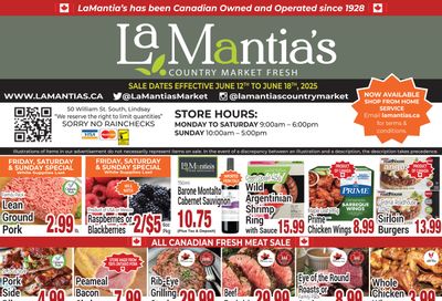 LaMantia's Flyer June 12 to 18 LaMantia's Flyer June 12 to 18