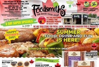 Foodsmiths Flyer June 12 to 19 Foodsmiths Flyer June 12 to 19