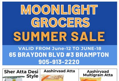 Moonlight Grocers Flyer June 12 to 18