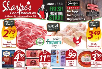 Sharpe's Food Market Flyer June 12 to 18 Sharpe's Food Market Flyer June 12 to 18