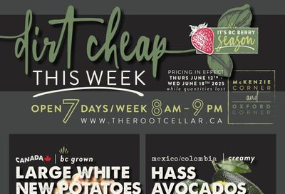 The Root Cellar Flyer June 12 to 18