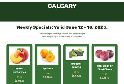 H&W Produce Flyer June 12 to 18
