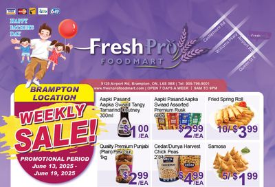 FreshPro Foodmart (Brampton) Flyer June 13 to 19
