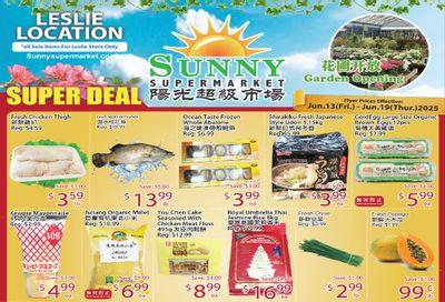Sunny Supermarket (Leslie) Flyer June 13 to 19