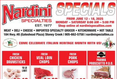 Nardini Specialties Flyer June 12 to 18